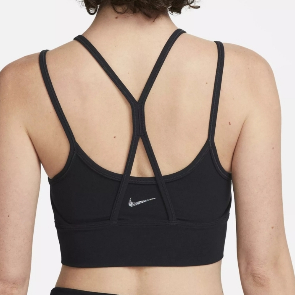 Nike Indy Strappy Light Support Padded Longline Sports Bra - L